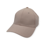 Gorra de algodón básica Beige Solid