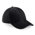 B20 Gorra Athleisure de 6 Paneles Negro-Gris